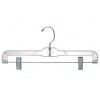 Only Hangers 14" Clear Plastic Pan/Skirt Hanger (pack of 10)
