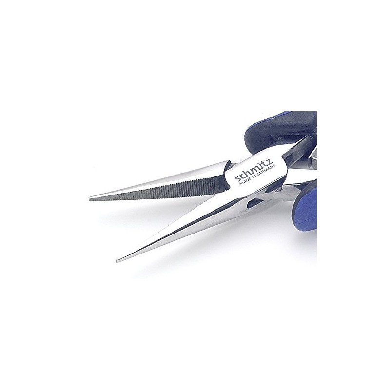 Schmitz 4202HS22 Long Nose Pliers 140 mm Straight, Long Gripping