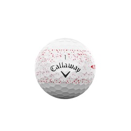 Callaway Golf Supersoft Golf Ball 2025, Red Splatter