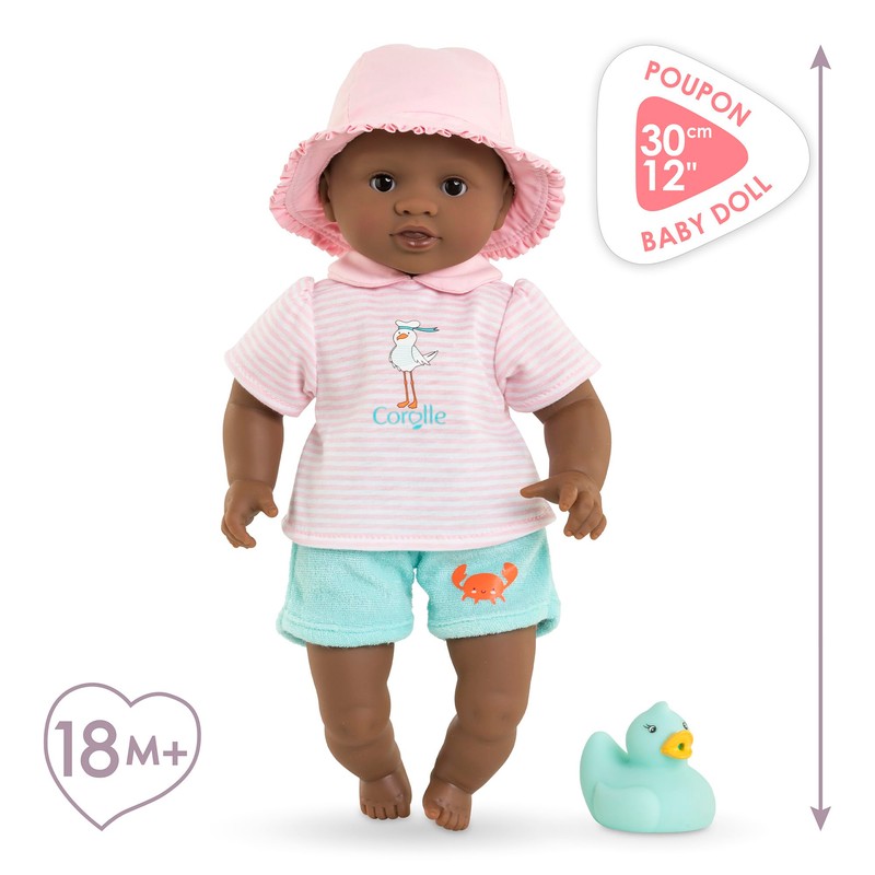 Corolle - My First Baby Doll Alyzée with Bath Toy,