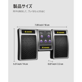 Donner Tablet Page Turner Wireless Page Turner Music Flip Pedal Hands Free (Silver)