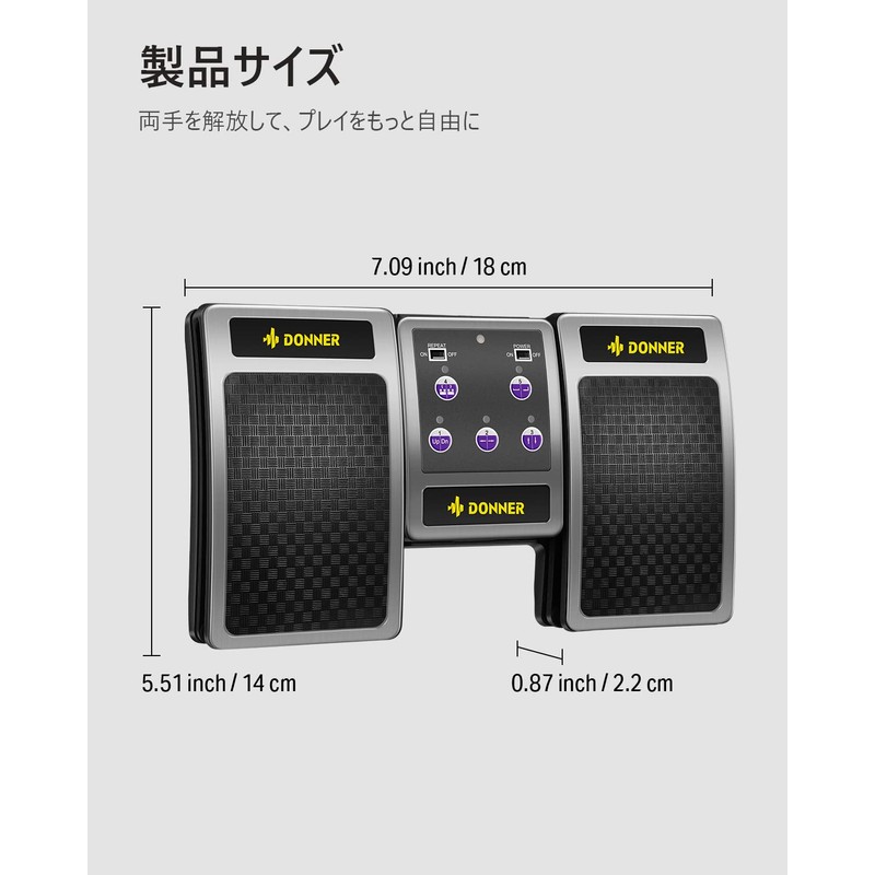 Donner Tablet Page Turner Wireless Page Turner Music Flip Pedal