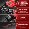 20V Cordless Drill, Electric Power Drill Set with Battery Charger,