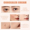 Full Cover Concealer Palette, 3-in-1 Concealer Cream, 3 Colours Concealer