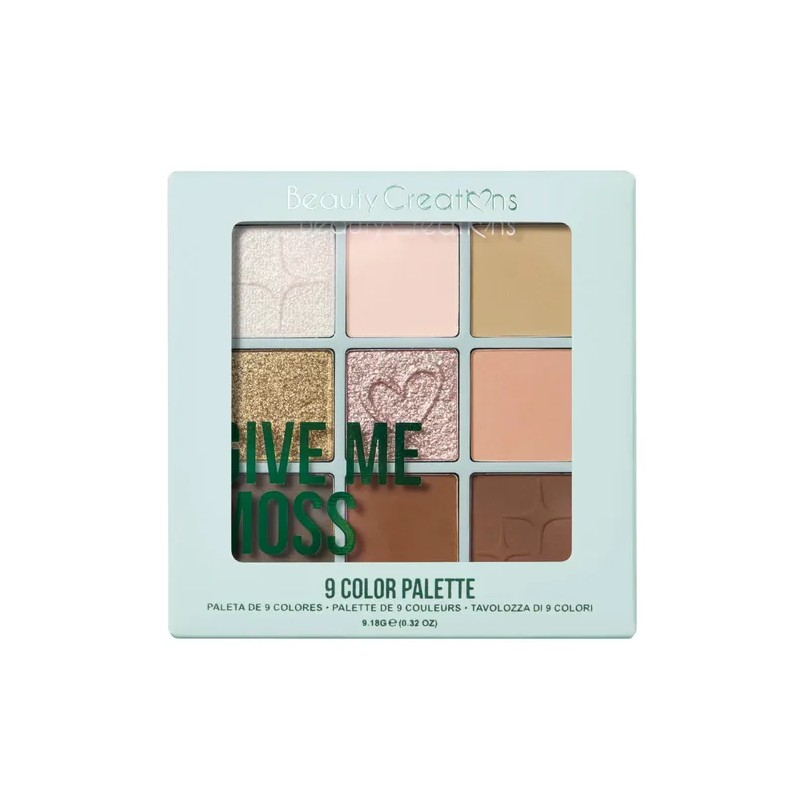 Beauty Creations - Magnetic Shadow Palette Give Me Moss, Paleta