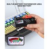 Narotood Battery Organizer Storage Holder Box Case with Tester, Ultra-Large