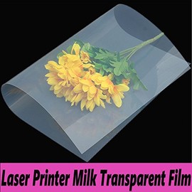 8.5"x11" Laser Printing Printer’s Transparency Film Paper 50 sheets Silk Screen Printing Laser Film Paper