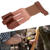 Archery Glove Cowhide Protective 3 Finger Guard Finger Tab Glove