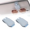 Yuoyar 2 Packs Magnetic Sunglass Holder for Car Visor -