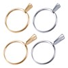 URROMA 4Pcs Wedding Ring Try-On Tool Ring, Gemstone Holder Ring