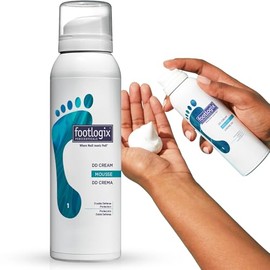 FOOTLOGIX DD Cream Mousse, blanco, 4.23 onzas