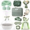 Kacctyen Sage Green Gift Basket for Women Include Woven Basket