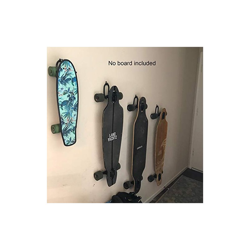 Flexible Skateboard Wall Mount Hanger - Ideal for All Board