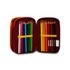 Seven S.P.A. A.S. Roma Calcio 3 Zip Case Yellow Red