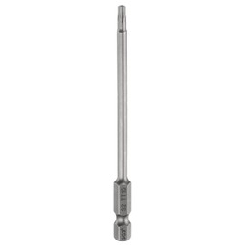 sourcing map TT15 Security Torx Head Screwdriver Bit 4.33" (110mm) Long 1/4" Hex Shank Magnetic Tamper Proof 6 Point Star Screw Driver Drill Bits S2 Steel Hole Tip Industrial Power Tools