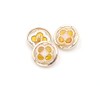 5 PCS Hollow Out Metal Round Sweater Buttons for Clothes