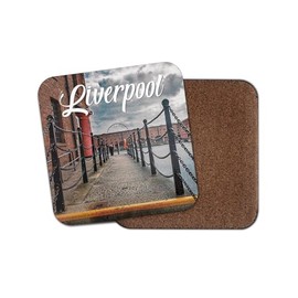 Liverpool Square Coaster - England UK GB Travel Holiday House Warming Home Hobby Fan Boys Girls Dad Mum Kitchen Family Drinks #82338