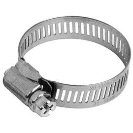Safety 3 Lightweight Stainless Steel Hose Band, 0.8 - 1.7 inches (21 - 44 mm), Outer Diameter 0.8 - 1.7 inches (21 - 44