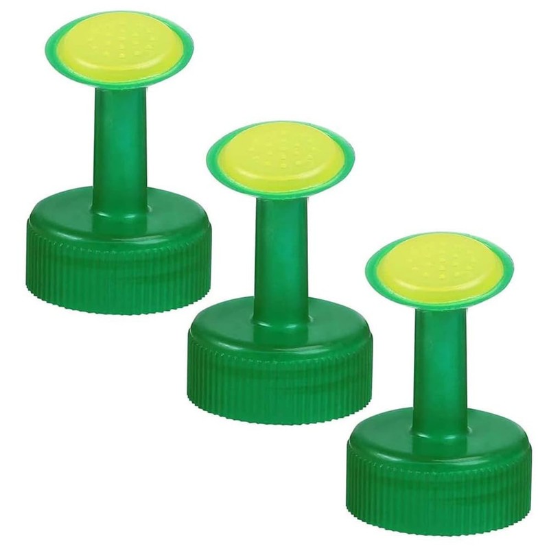 3pcs Gardening Plant Watering Attachment Spray-Head Soft Drink Bottle Water