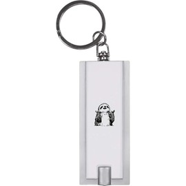 Azeeda 'Cute Happy Sloth' Keyring LED Torch (KT00043250)