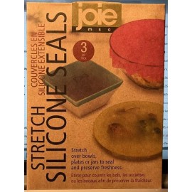 MSC International Joie MSC -  Stretch Silicone Seals  -  Set of 3 - Stretch Over Bowls  - New
