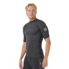 RIP CURL Mens Dawn Patrol Performance UPF Short Sleeve Rash