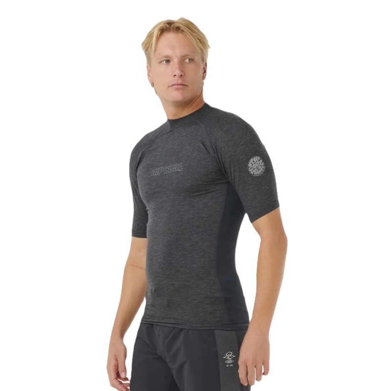 RIP CURL Mens Dawn Patrol Performance UPF Short Sleeve Rash