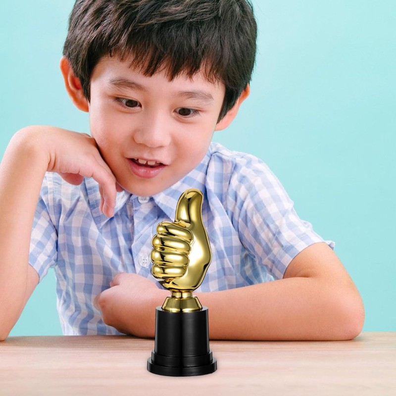 Veemoon Thumbs Up Trophy Gold Finger Hand Trophy for Award