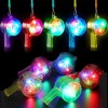 Silbato Luminoso Led Con Cordón Para Fiestas X10 Piezas