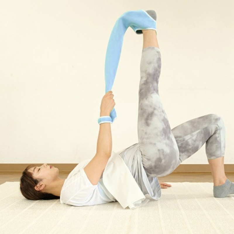 Yoga Stretch Strap Soft Elastic Fitness Leg Stretching Exercise Band