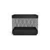 TRU RED Small Stackable Wire Mesh Accessory Holder, Matte Black,