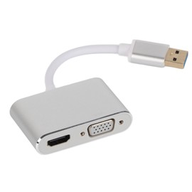 USB 3.0 to HDMI / VGA Adapter 1920 * 1080 Converter Cable for Windows 7/8/XP