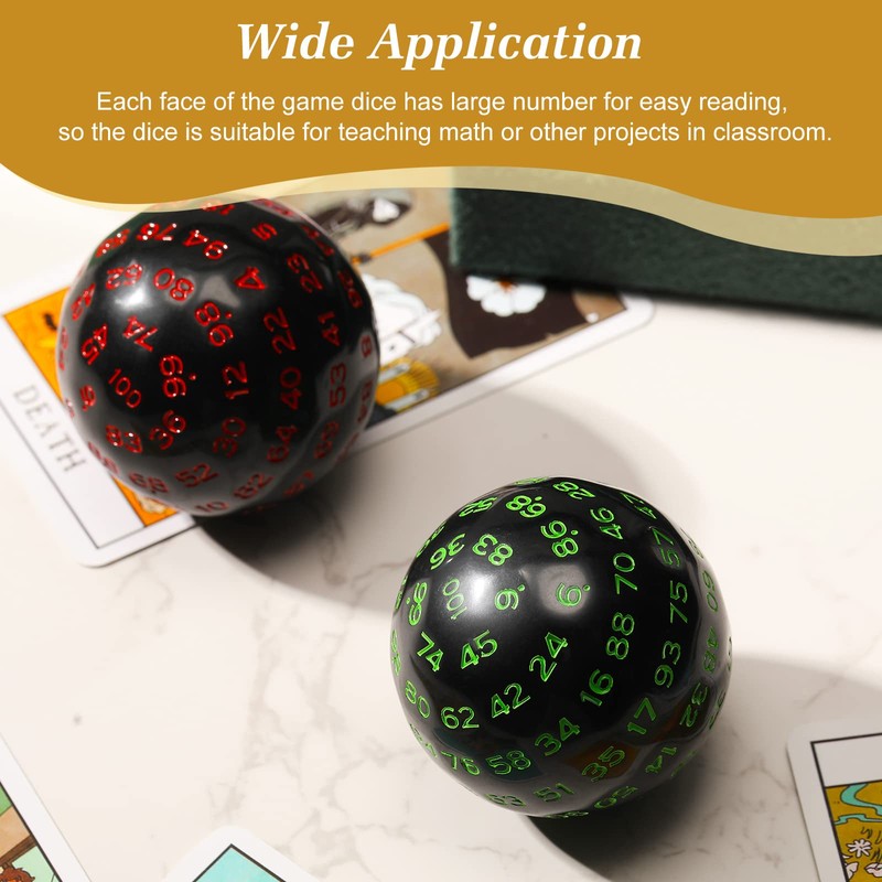Sumind Single 100 Sided Polyhedral Dice D100 Game Dice 45