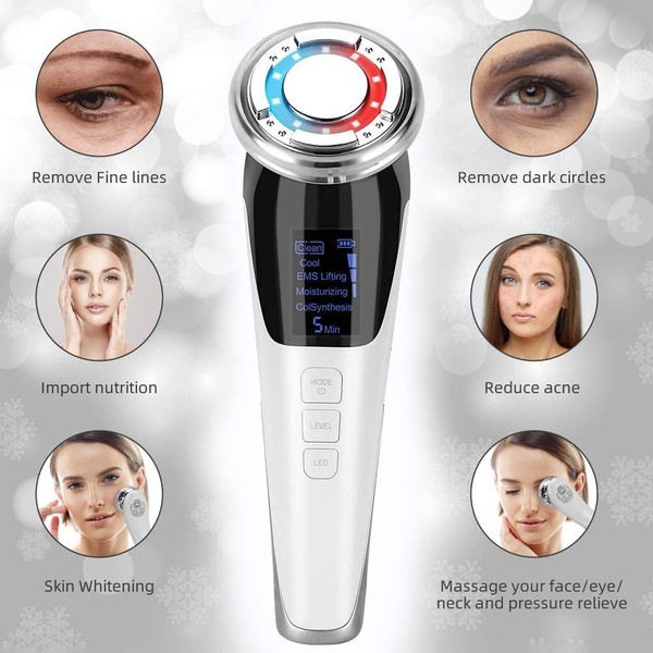 Ultrasonic Face Cosmetic Device Wrinkle Remover Face Massager Ultrasonic Face