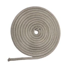 NKlaus 5m Fireproof Sealing Tape ∅ 12mm Chimney Seal E-Glass Yarns Round Seal DIN Tested up to temperatures of 600°C 12947