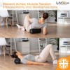 LyfeFocus Premium Trigger Point Foam Roller (Black) - Multi Pressure