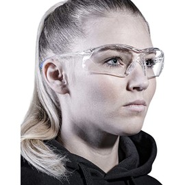 Solid. Lightweight Safety Glasses with Only 21 g and Integrated Side Protection, Work Safety Glasses with Clear, Anti-Fog, Scratch-Resistant and UV Protective Lenses, for Men and Women