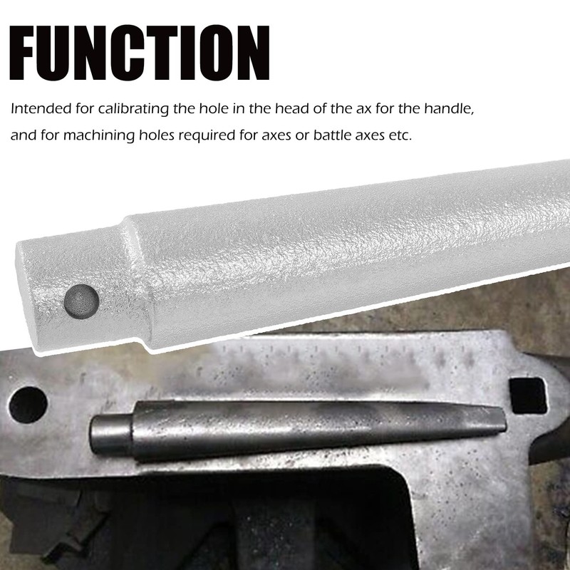 Blacksmith Drift Tool Blacksmithing Tomahawk Eye Drift/Mandrel Blacksmith Tool/Forged Axe