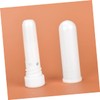 Beavorty 10pcs White Aromatherapy Essential Oil Tubes for Relief Refillable
