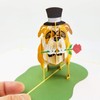 Bulldog Valentine's Day Card, Valentine's Day Pop Up Card, Love
