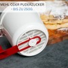 Westmark Setaccio per farina e zucchero, Con manico, Plastica, Bianco/Rosso,