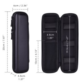 scalingscal Pencil Case Pencil Case Pencil Case Durable Student Pencil Case Pencil Case Zip Bag Pencil Case for Pens Pen Bag Pencil Case Pencil Case Pencil Case Pencil Case, black, Minimalist,