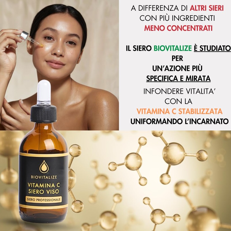 BIOVITALIZE Vitamin C Facial Serum - Brightening, Anti-Wrinkle and Spot