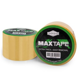 Matman Wrestling Mat Tape | 1 roll of 3” 8 mil Tape | Ultra Strong Adhesive Tape for Wrestling, Exercise, Jiu Jitsu Mats | Multi-Purpose Clear Vinyl Tape for Home & Gym Floor Tape