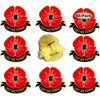 50-Pack Metal Poppy Flower Pins Veterans Day pins Memorial Day