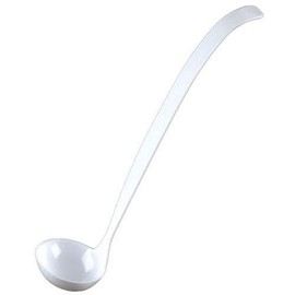 12 White Plastic Ladle 2 oz Ladle Punch Bowl Soup Salad Dressing Gravy Ladle Candy Ladle Party Catering