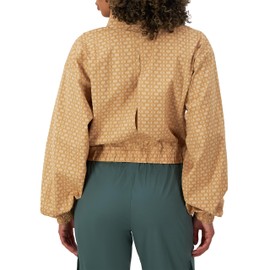 Champion, Campus, Lightweight Zip-Up Jacket with Mockneck for Women, C Interlock Tantalizing Tan, Medium