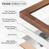 18x24 Poster Frame, USA-Sourced Natural Walnut Wood Picture Collage Frame