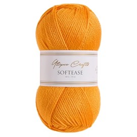 Utopia Crafts Softease Knitting and Crochet Yarn 100g (Golden Mango)
