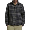 Brixton Shop Chore Jacket - Black/Charcoal Plaid - XL